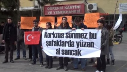 Ankara'daki Terör Saldırına Çapa'da Protesto