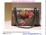 Gucci Dionysus Blooms Print Shoulder Bag Antique Rose Suede for Sale