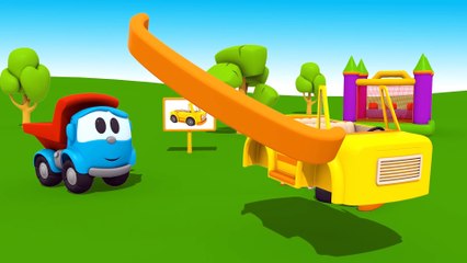 Leo il Camion Curioso - camioncino Leo Jr e la macchina decappottabile