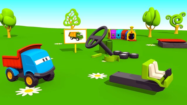 Leo il Camion Curioso - come fare il camion della spazzatura