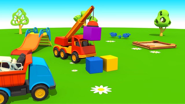 Leo il Camion Curioso e la macchina della polizia - Cartoni animati per bambini