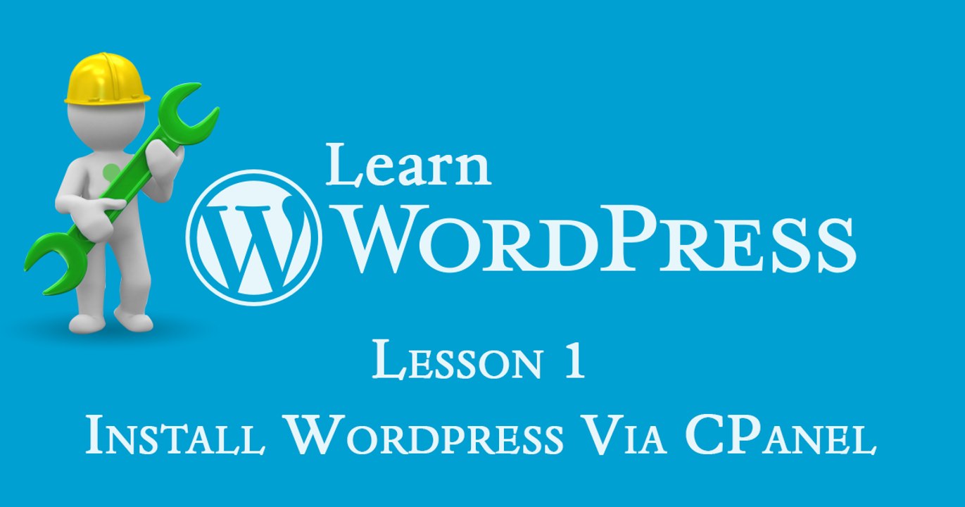 In this tutorial you will learn how to install WordPress on your CPanel hosting account. On custom hosting platforms, li