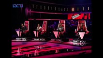 The Voice Indonesia 2016 Blind Audition - Kaka Kaget Lihat Melati