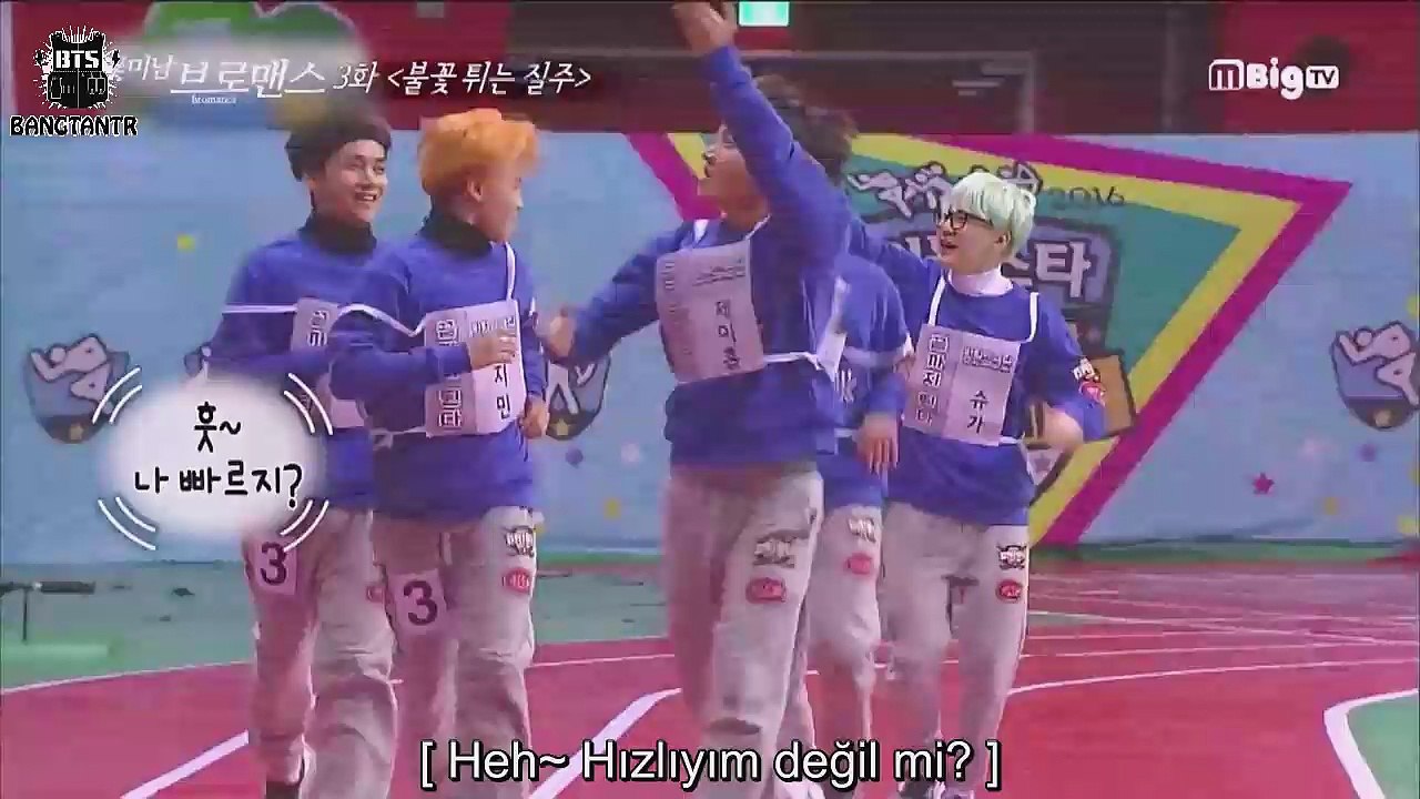 [TÜRKÇE ALTYAZI] Celebrity Bromance EP.3 - “Fierce Race“, V(BTS) & Minjae