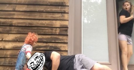 Chucky Kills Dad Prank