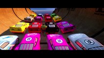 20 MCQUEEN COLORS!!! (Pink, Blue, Yellow) Disney Pixar #DINOCO Cars smashed by HULK!