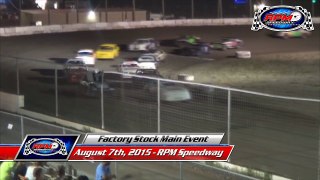 Factory Stocks - RPM Speedway - August 7th, 2015