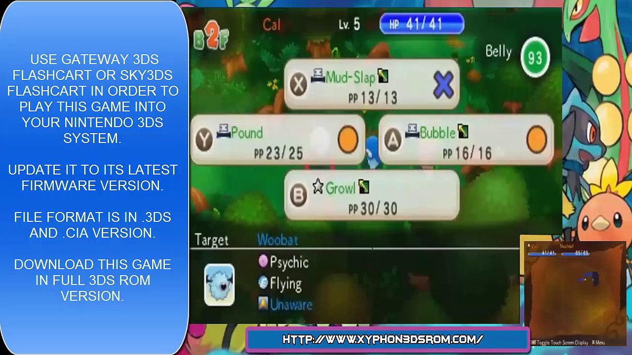 Pokemon Super Mystery Dungeon U Eu 3ds Rom Download 3ds Iso Video Dailymotion