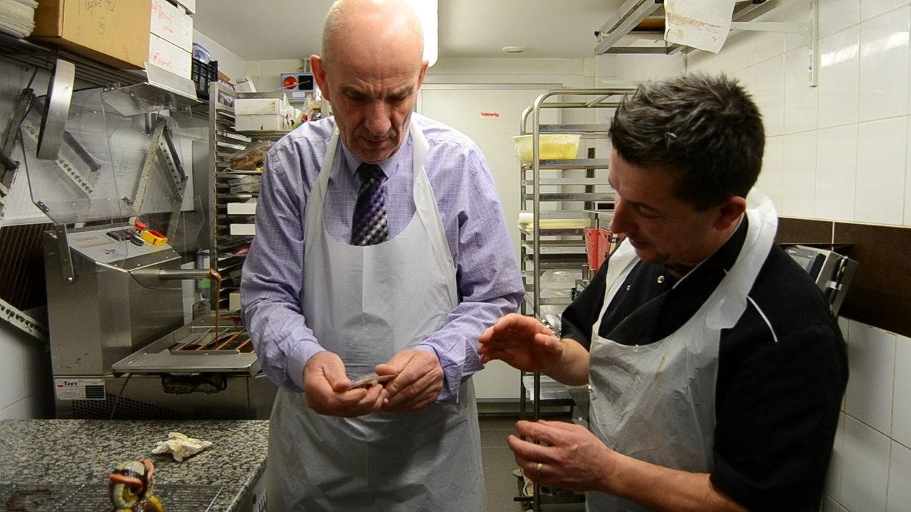 Yves Krattinger pâtissier-chocolatier d'un jour