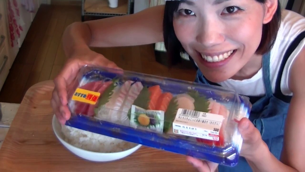 【大食い挑戦】おうちで海鮮丼の爆食い挑戦！からの～