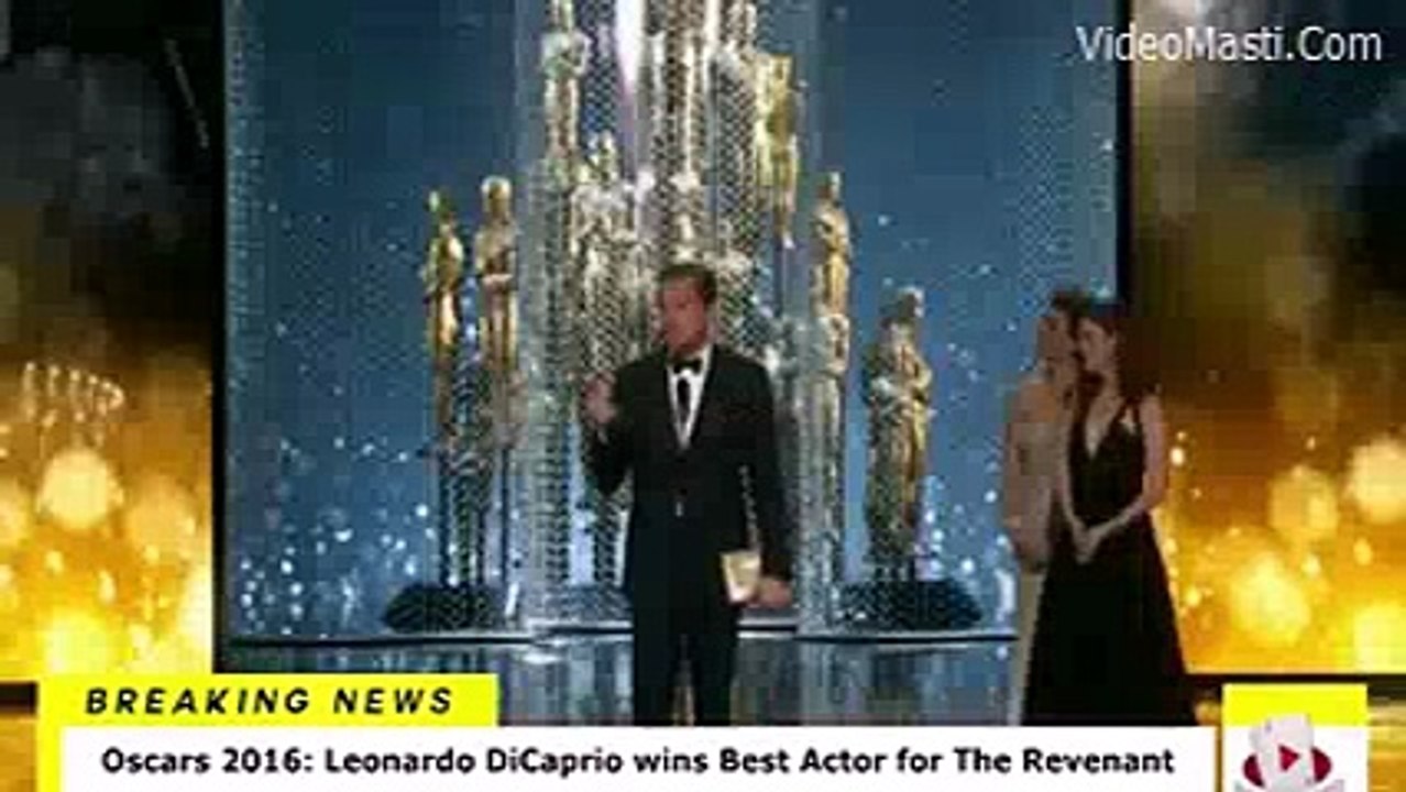 Oscar Winner Leonardo Ki Bollywood Style Speech