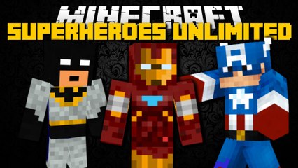 Minecraft: SUPERHERO MOD (Green Arrow, Iron Man, Cyborg Superhero's) Mod Showcase