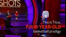 4 yaşında basketbola gönül vermiş çocuk