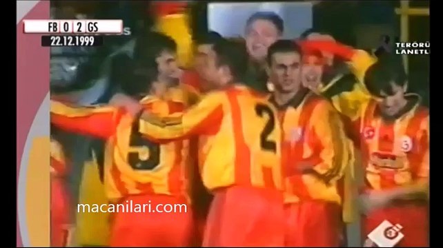 22.12.1999 - 1999-2000 Turkish 1st League Matchday 9 Fenerbahçe 1-2 Galatasaray
