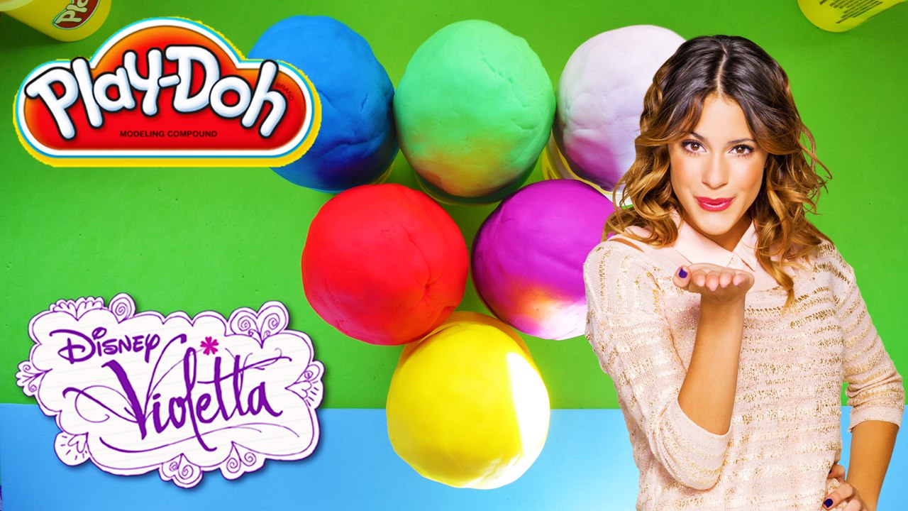 VIOLETTA DISNEY PLAY DOH SURPRISE EGGS UNBOXING TOYS FOR CHILDREN | Toy Collector
