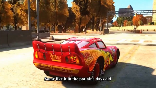 Cars Songs For Kids ♪ Peas porridge hot ♪ Nursery Rhymes Yellow, Blue Cars