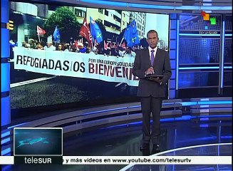 Españoles rechazan con marcha acuerdo migratorio UE-Turquía