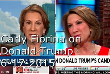 Carly Fiorina on Trump 6-17-2015 HHS