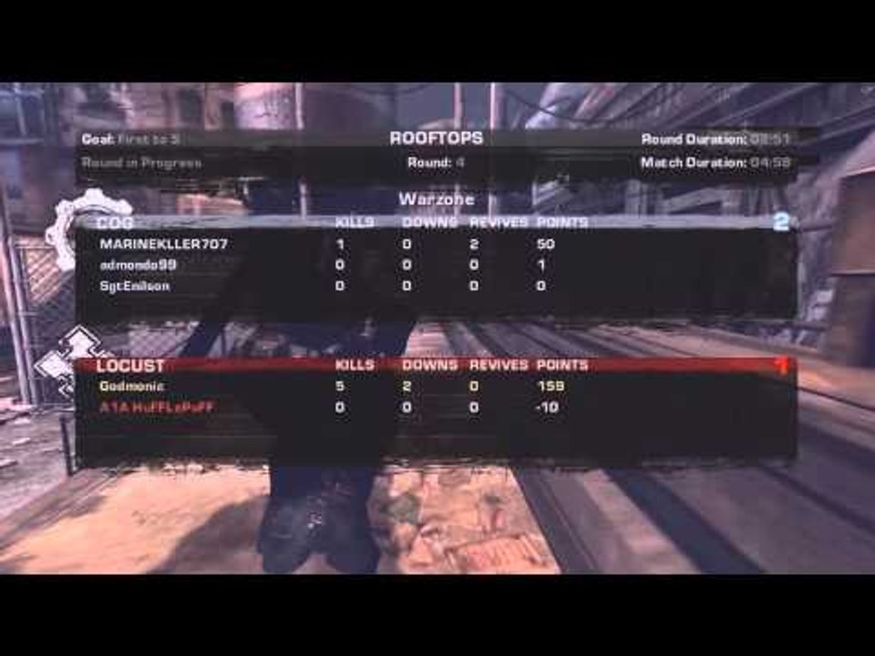 Godmonic | Gears Of War Random Clips | Nocturnal Rainbows