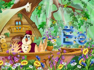 Азбука-малышка.  Буква Ё