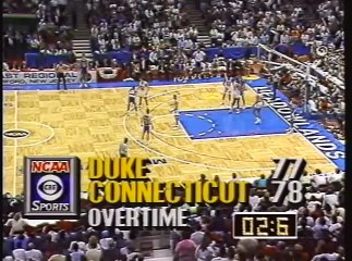 March Madness Buzzer Beater - 1990 Duke vs Connecticut