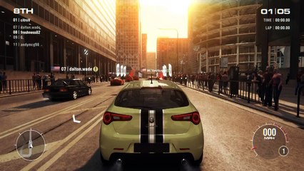 [GwTF] Grid 2 Online (Steam Free Weekend) - Part 8 - Chicago - AR Giulietta Quadrifoglio Verde