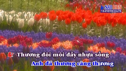 Karaoke Căn Nhà Màu Tím (Song Ca)_FULLBEAT