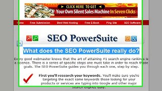 SEO PowerSuite Professional Review - Free SEO Tools