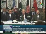 Pakistán niega recibir encuentro entre autoridades afganas y talibanes