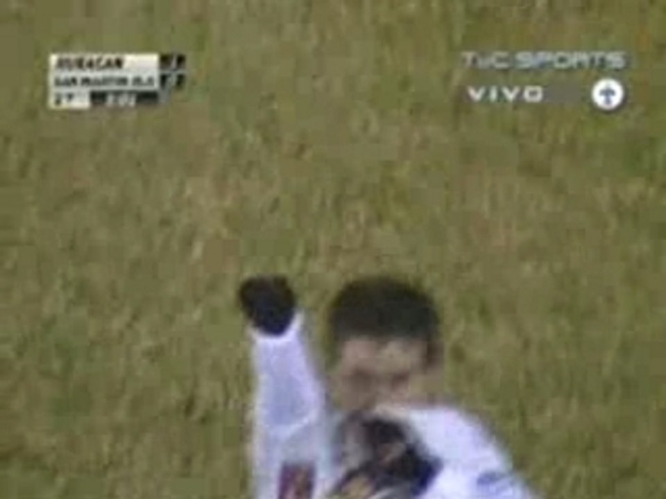 Gol Milano contra San Martin (SJ)