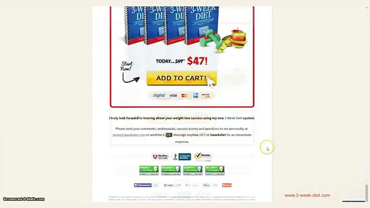 The 3 Week Diet Review - Does It Really Work - Weight Loss Diet
