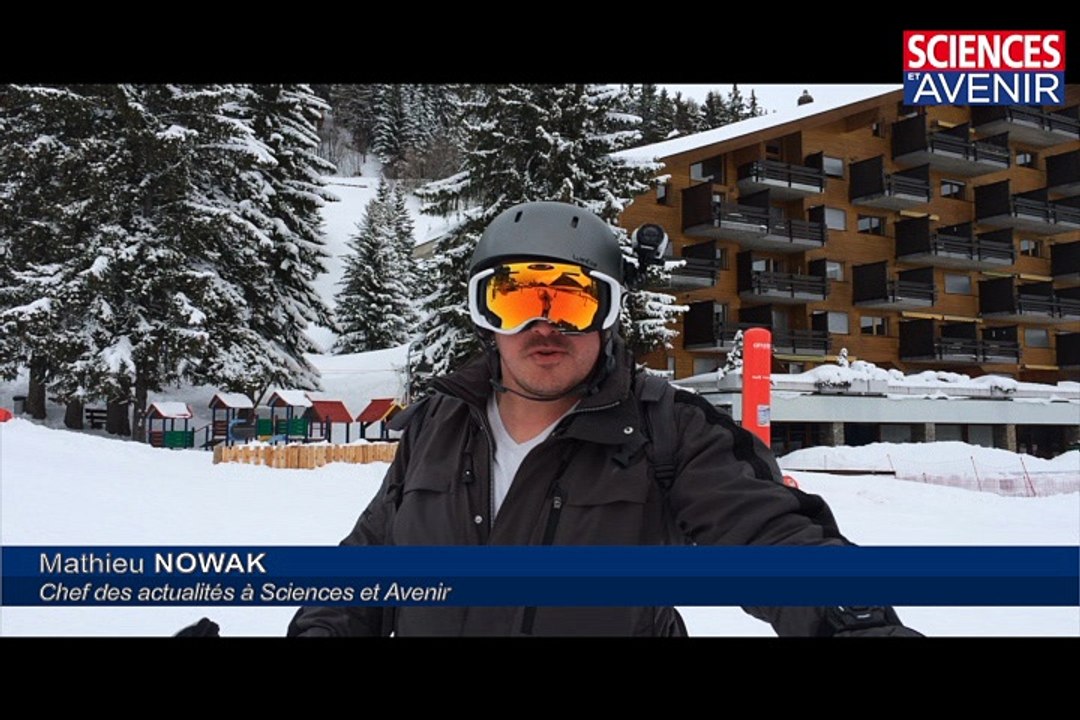 Skier avec un masque connecté