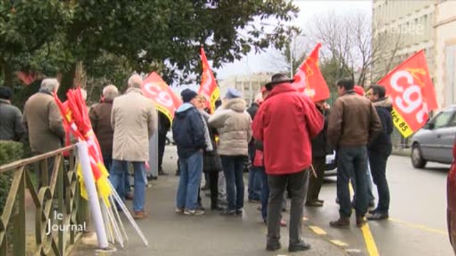Pensions de retraite : Manifestation des retraités (Vendée)