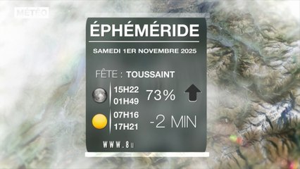 Bulletin météo du mercredi 29 octobre 2025