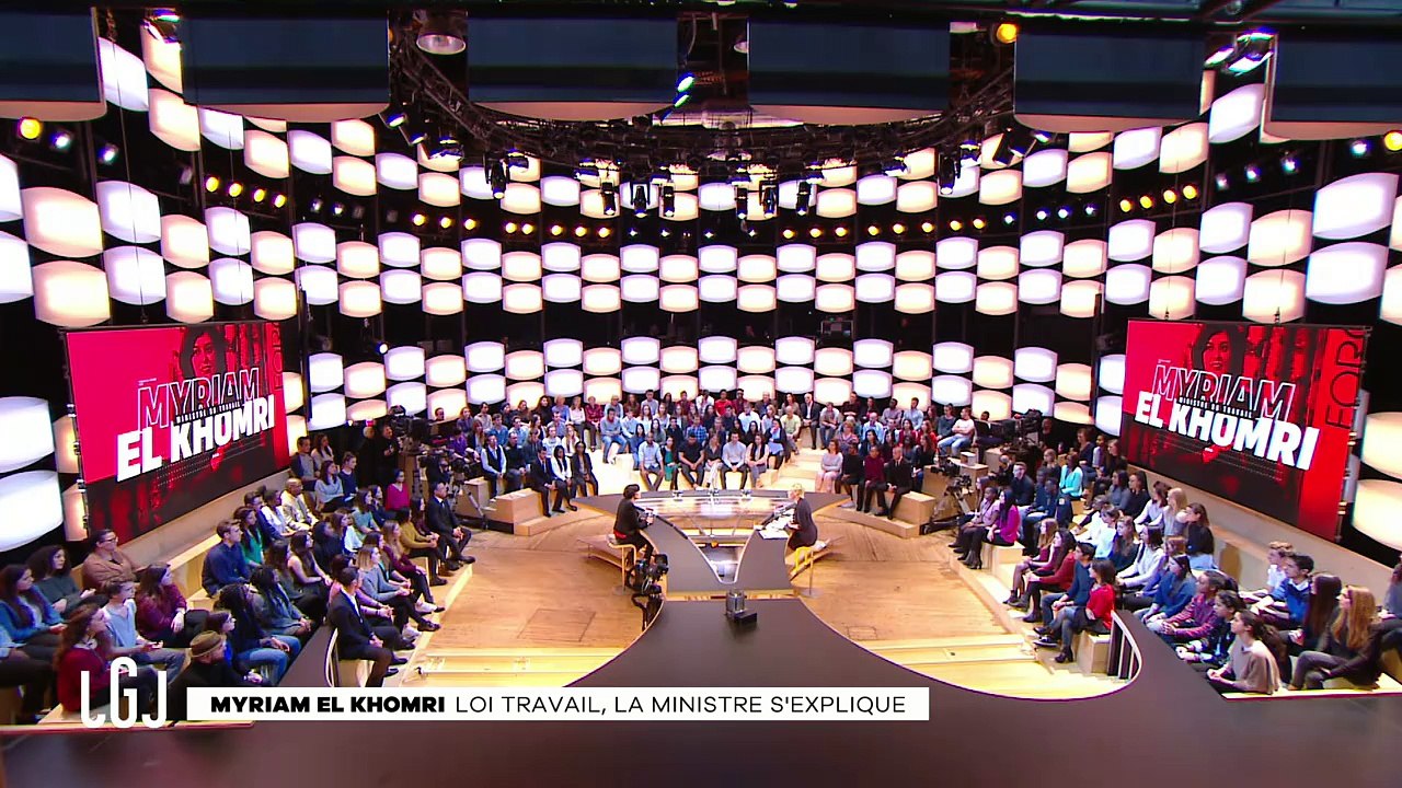 Myriam El Khomri en face à face - Le Grand Journal - Canal +