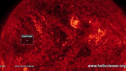 Enormous Filament Erupts