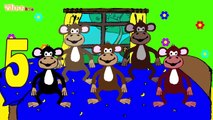 Fünf kleine Affen Cinque scimmiette Zweisprachiges Kinderlied Deutsch Italiensch Yleekids