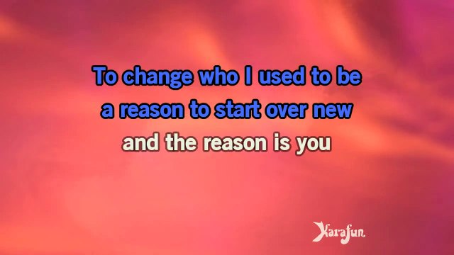 Karaoke The Reason - Hoobastank