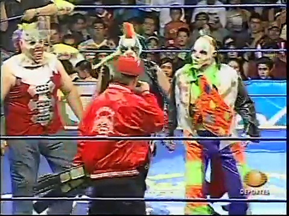 AAASinLimite 2009-01-25  Salamanca 02 El ?ngel, Pimpinela Escarlata & Gato Eveready vs. Psycho Circus