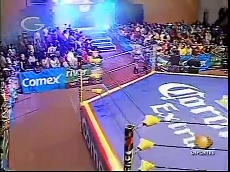 AAASinLimite 2009-01-25  Salamanca 03 Elegido, Laredo Kid & Aero Star vs. El Brazo, Deccnis & Pirata Morgan