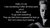 Adele - Hello (Official Lyrics Video) HD