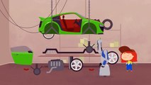 Doc McWheelie  ROBOT BREAKS Car! Car Doctor Repair Mechanics - Children's Cartoons