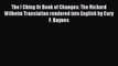 Download The I Ching Or Book of Changes: The Richard Wilhelm Translation rendered into English