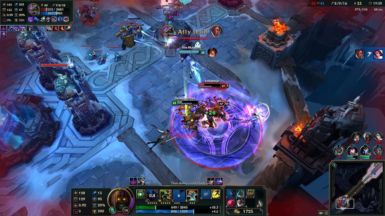 League of Legends: ARAM (All Random All Mid) - Yorick - Part 2 (3/19/2016) /w commentary