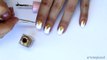 Элегантный маникюр на коротких ногтях - White & Gold  Nail Tutorial