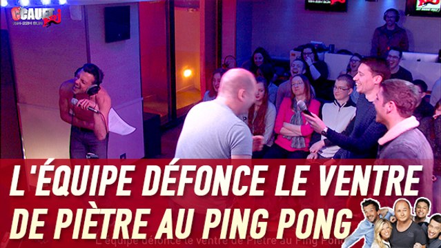 L'équipe défonce le ventre de Piètre au Ping Pong - C'Cauet sur NRJ