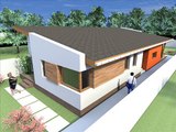 One story house plans. Modern house plans with 1 story building