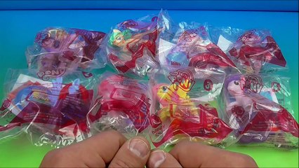 2016 MY LITTLE PONY SET OF 8 McDONALDS HAPPY MEAL KIDS TOYS VIDEO REVIEW