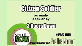 PHM0903 08 3 Doors Down Citizen Soldier Karaoke