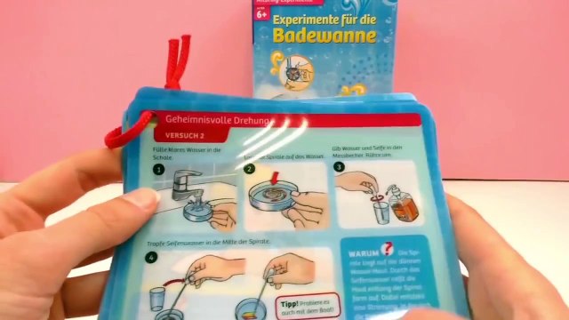 Expérience à faire à la maison Bain Kosmos expérience La rotation mystérieuse interfaces